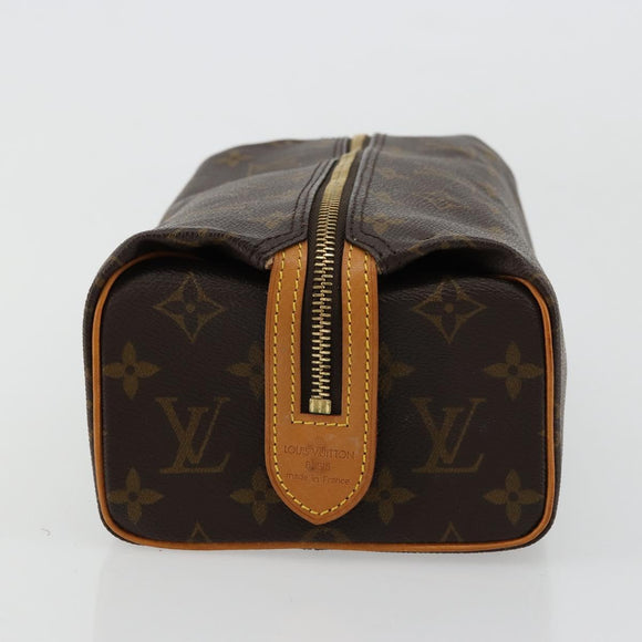 LOUIS VUITTON Monogram Trousse Patte Pression Cosmetic Pouch M47636 Auth 180318