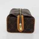 LOUIS VUITTON Monogram Trousse Patte Pression Cosmetic Pouch M47636 Auth 180318-4