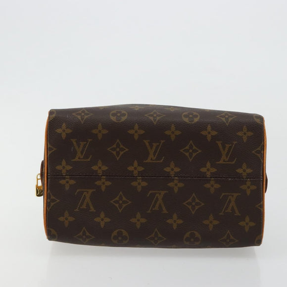 LOUIS VUITTON Monogram Trousse Patte Pression Cosmetic Pouch M47636 Auth 180318
