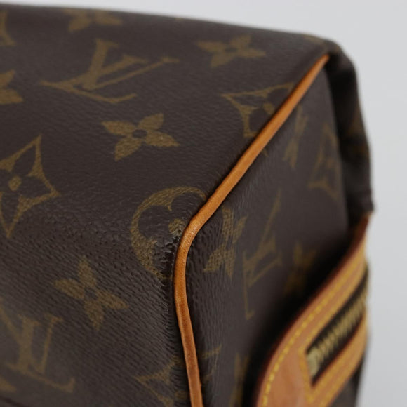 LOUIS VUITTON Monogram Trousse Patte Pression Cosmetic Pouch M47636 Auth 180318