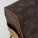 LOUIS VUITTON Monogram Trousse Patte Pression Cosmetic Pouch M47636 Auth 180318-14