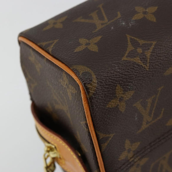 LOUIS VUITTON Monogram Trousse Patte Pression Cosmetic Pouch M47636 Auth 180318