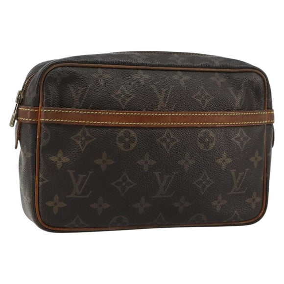 LOUIS VUITTON Monogram Compiegne 23 Clutch Bag M51847 LV Auth 180323