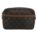 LOUIS VUITTON Monogram Compiegne 23 Clutch Bag M51847 LV Auth 180323-13