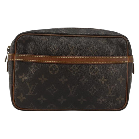 LOUIS VUITTON Monogram Compiegne 23 Clutch Bag M51847 LV Auth 180323