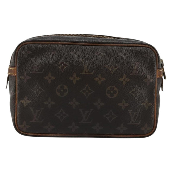 LOUIS VUITTON Monogram Compiegne 23 Clutch Bag M51847 LV Auth 180323