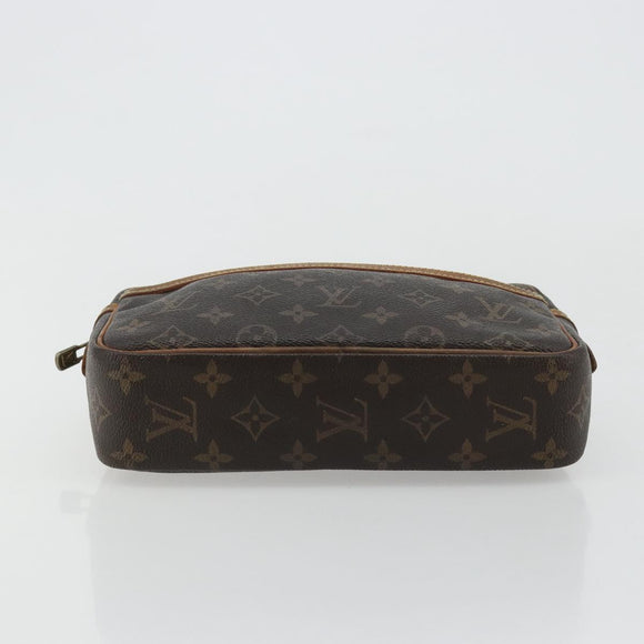 LOUIS VUITTON Monogram Compiegne 23 Clutch Bag M51847 LV Auth 180323
