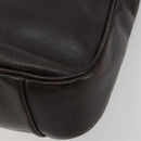 GUCCI Bamboo Shoulder Bag Leather 2way Brown Gold 001 1638 Auth 180326-12