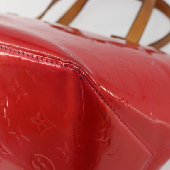LOUIS VUITTON Monogram Vernis Bellevue PM Hand Bag Rose Pop M93669 Auth 180332