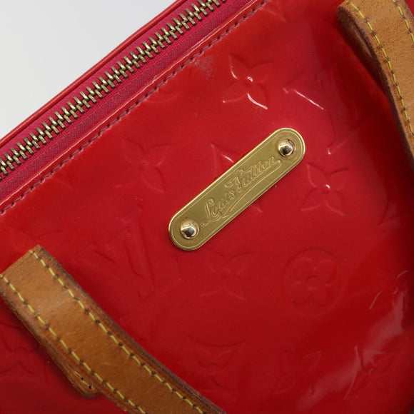 LOUIS VUITTON Monogram Vernis Bellevue PM Hand Bag Rose Pop M93669 Auth 180332