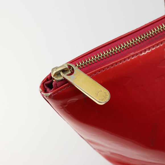 LOUIS VUITTON Monogram Vernis Bellevue PM Hand Bag Rose Pop M93669 Auth 180332