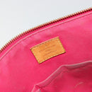 LOUIS VUITTON Monogram Vernis Bellevue PM Hand Bag Rose Pop M93669 Auth 180332-19