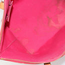 LOUIS VUITTON Monogram Vernis Bellevue PM Hand Bag Rose Pop M93669 Auth 180332-11
