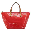 LOUIS VUITTON Monogram Vernis Bellevue PM Hand Bag Rose Pop M93669 Auth 180332-13