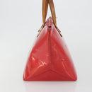 LOUIS VUITTON Monogram Vernis Bellevue PM Hand Bag Rose Pop M93669 Auth 180332-4