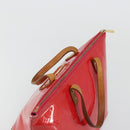 LOUIS VUITTON Monogram Vernis Bellevue PM Hand Bag Rose Pop M93669 Auth 180332-6
