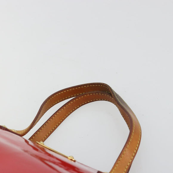 LOUIS VUITTON Monogram Vernis Bellevue PM Hand Bag Rose Pop M93669 Auth 180332