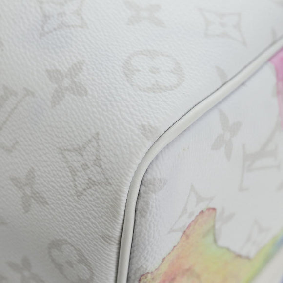 LOUIS VUITTON Watercolor Keepall Bandouliere 50 Bag M45758 LV Auth 180337SAM