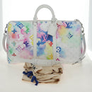 LOUIS VUITTON Watercolor Keepall Bandouliere 50 Bag M45758 LV Auth 180337SAM-12