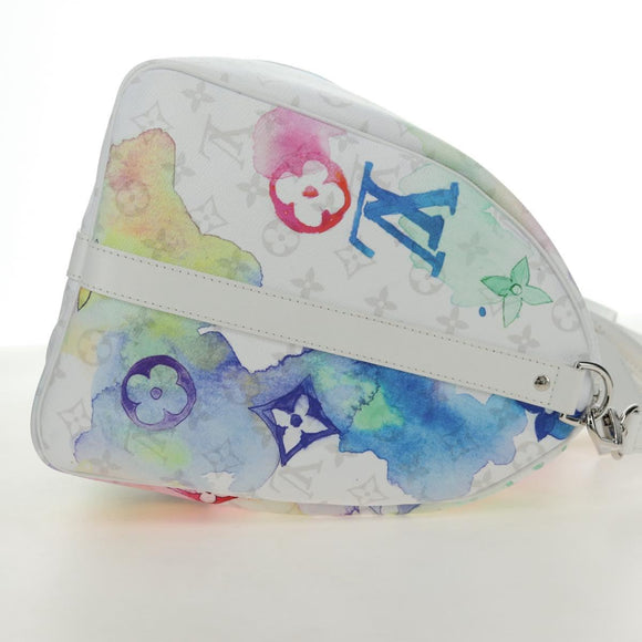 LOUIS VUITTON Watercolor Keepall Bandouliere 50 Bag M45758 LV Auth 180337SAM