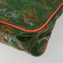 LOUIS VUITTON Bonbon Richard Prince Pochette Bag Green M95748 LV Auth 180342A-9