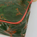 LOUIS VUITTON Bonbon Richard Prince Pochette Bag Green M95748 LV Auth 180342A-15
