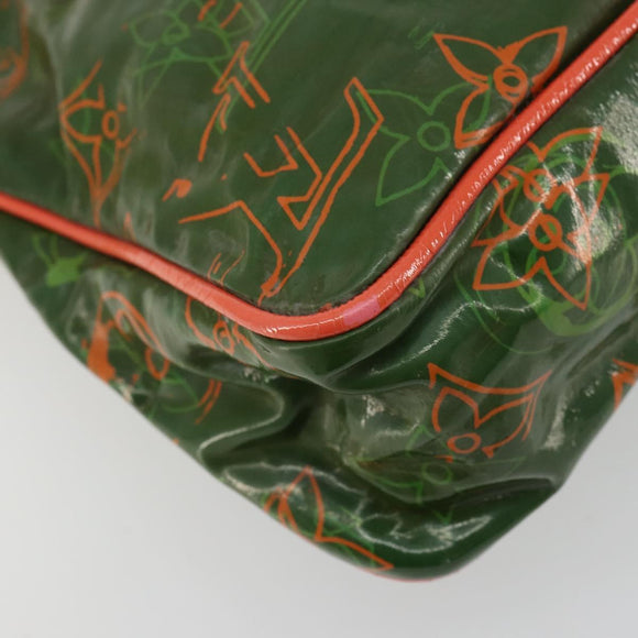 LOUIS VUITTON Bonbon Richard Prince Pochette Bag Grün M95748 LV Auth 180342A