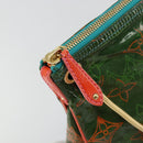 LOUIS VUITTON Bonbon Richard Prince Pochette Bag Green M95748 LV Auth 180342A-11