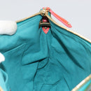 LOUIS VUITTON Bonbon Richard Prince Pochette Bag Green M95748 LV Auth 180342A-18