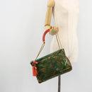 LOUIS VUITTON Bonbon Richard Prince Pochette Bag Green M95748 LV Auth 180342A-21