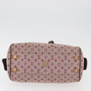 LOUIS VUITTON Monogram Mini Josephine PM Hand Bag Red M92216 LV Auth 180350-6