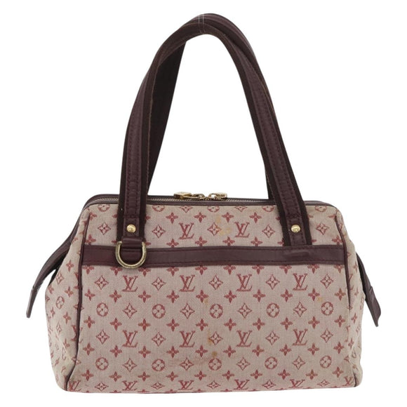 LOUIS VUITTON Monogram Mini Josephine PM Hand Bag Red M92216 LV Auth 180350