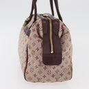 LOUIS VUITTON Monogram Mini Josephine PM Hand Bag Red M92216 LV Auth 180350-4