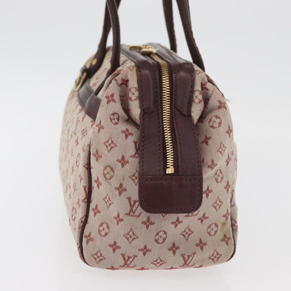 LOUIS VUITTON Monogram Mini Josephine PM Hand Bag Red M92216 LV Auth 180350