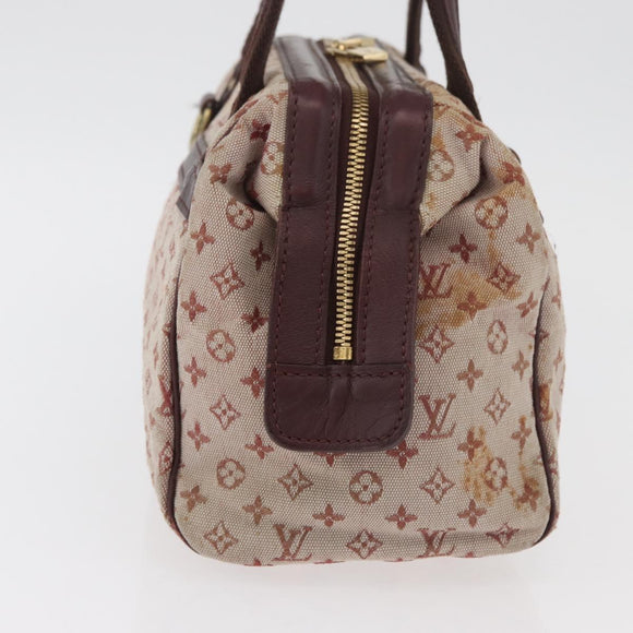 LOUIS VUITTON Monogram Mini Josephine PM Hand Bag Red M92216 LV Auth 180350
