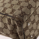 GUCCI GG Canvas Web Sherry Lijn Handtas Beige 145810 Auth 180354-12