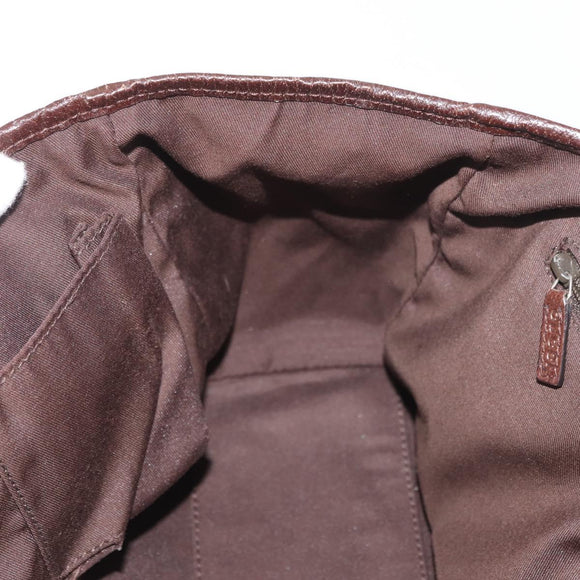 GUCCI GG Canvas Web Sherry Lijn Handtas Beige 145810 Auth 180354