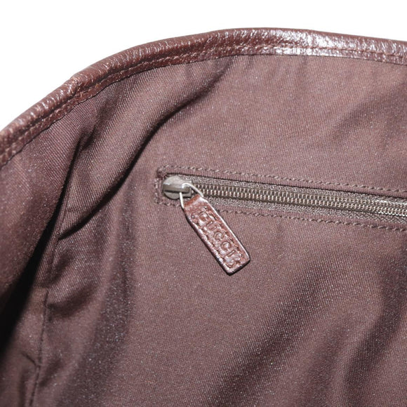 GUCCI GG Canvas Web Sherry Lijn Handtas Beige 145810 Auth 180354