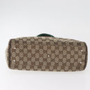 GUCCI GG Canvas Web Sherry Lijn Handtas Beige 145810 Auth 180354-9