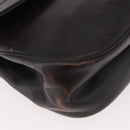 Christian Dior Handtasche Kalbsleder 2way Dunkelbraun Gold Original 180355-9