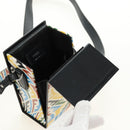 FENDI Zucca Canvas Vertigo Shoulder Bag PVC Multicolor Silver Auth 180356M-20