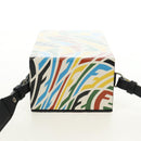 FENDI Zucca Canvas Vertigo Shoulder Bag PVC Multicolor Silver Auth 180356M-6