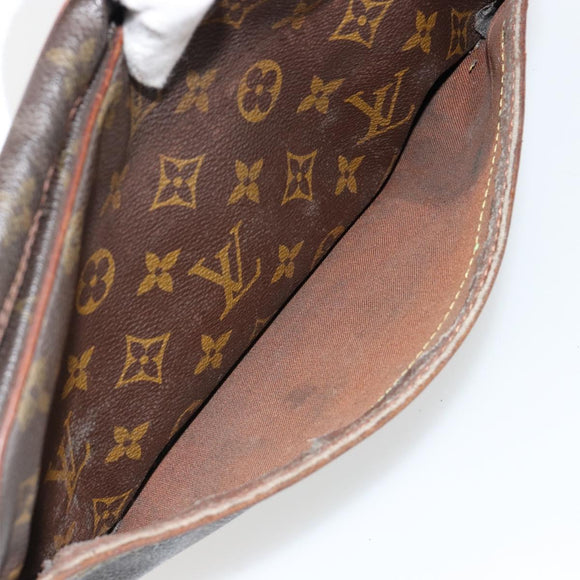 LOUIS VUITTON Monogram Compiegne 28 Clutch Bag M51845 LV Auth 180360