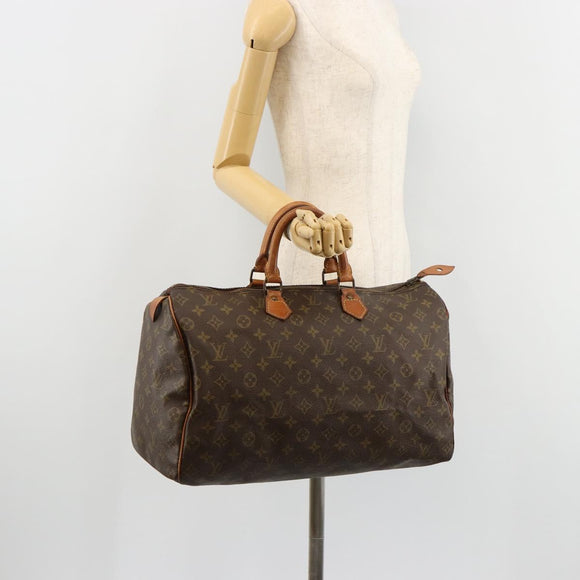 LOUIS VUITTON Monogram Speedy 40 Handtasche M41522 LV Auth 180364