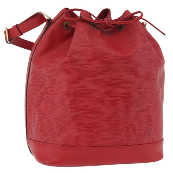 LOUIS VUITTON Epi Noe Shoulder Bag Red M44007 LV Auth 180369A