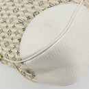 LOUIS VUITTON Monogram Mini Lin Croisette Marina GM Bag Blue M95492 Auth 180370A-16