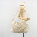 LOUIS VUITTON Monogram Mini Lin Croisette Marina GM Bag Blue M95492 Auth 180370A-23