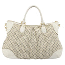 LOUIS VUITTON Monogram Mini Lin Croisette Marina GM Bag Blue M95492 Auth 180370A-2