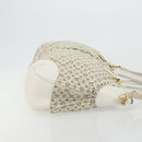 LOUIS VUITTON Monogram Mini Lin Croisette Marina GM Bag Blue M95492 Auth 180370A-3