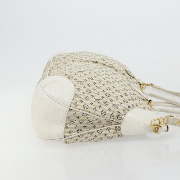 LOUIS VUITTON Monogram Mini Lin Croisette Marina GM Bag Blue M95492 Auth 180370A